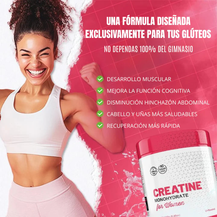 GLUTEPRO - CREATINA PARA MUJER