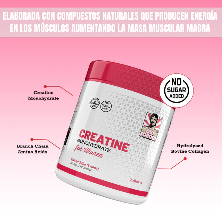 GLUTEPRO - CREATINA PARA MUJER