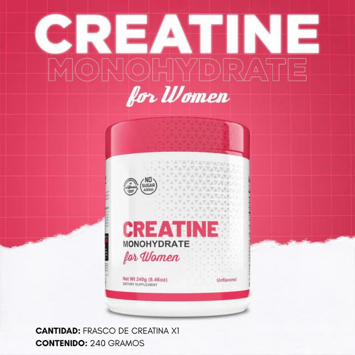 GLUTEPRO - CREATINA PARA MUJER
